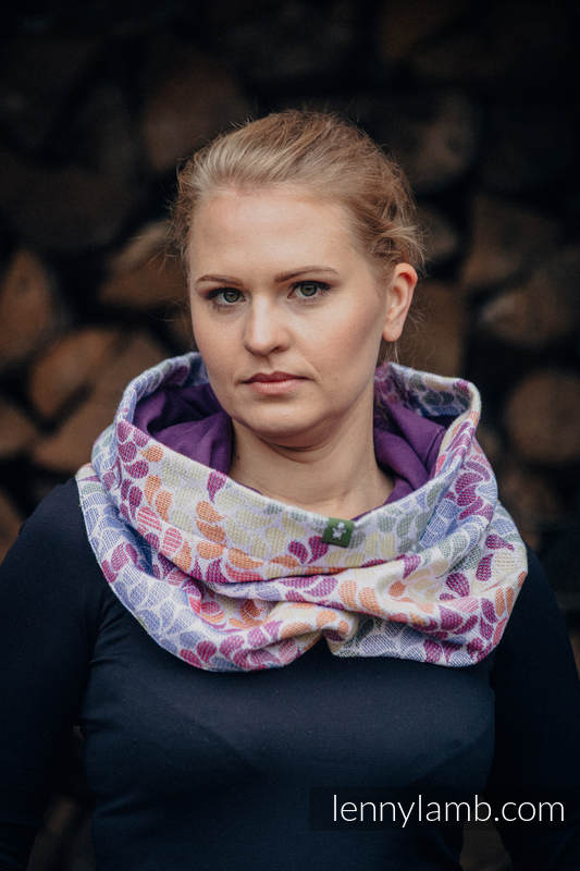 Lenny Lamb Snood Scarf - Colors of Life & Sugilite