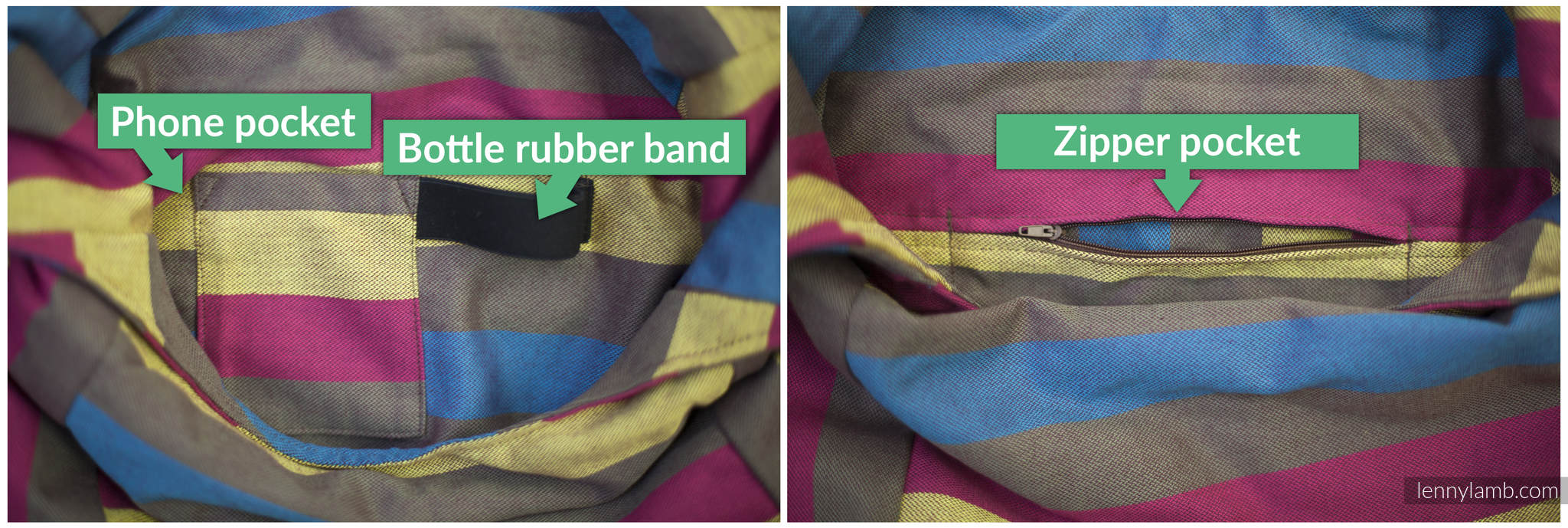 Lenny Lamb Hobo Bag – Symphony Rainbow Dark