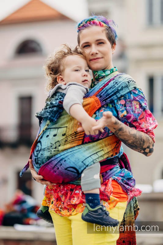 WrapTai Toddler – Symphony Rainbow Dark