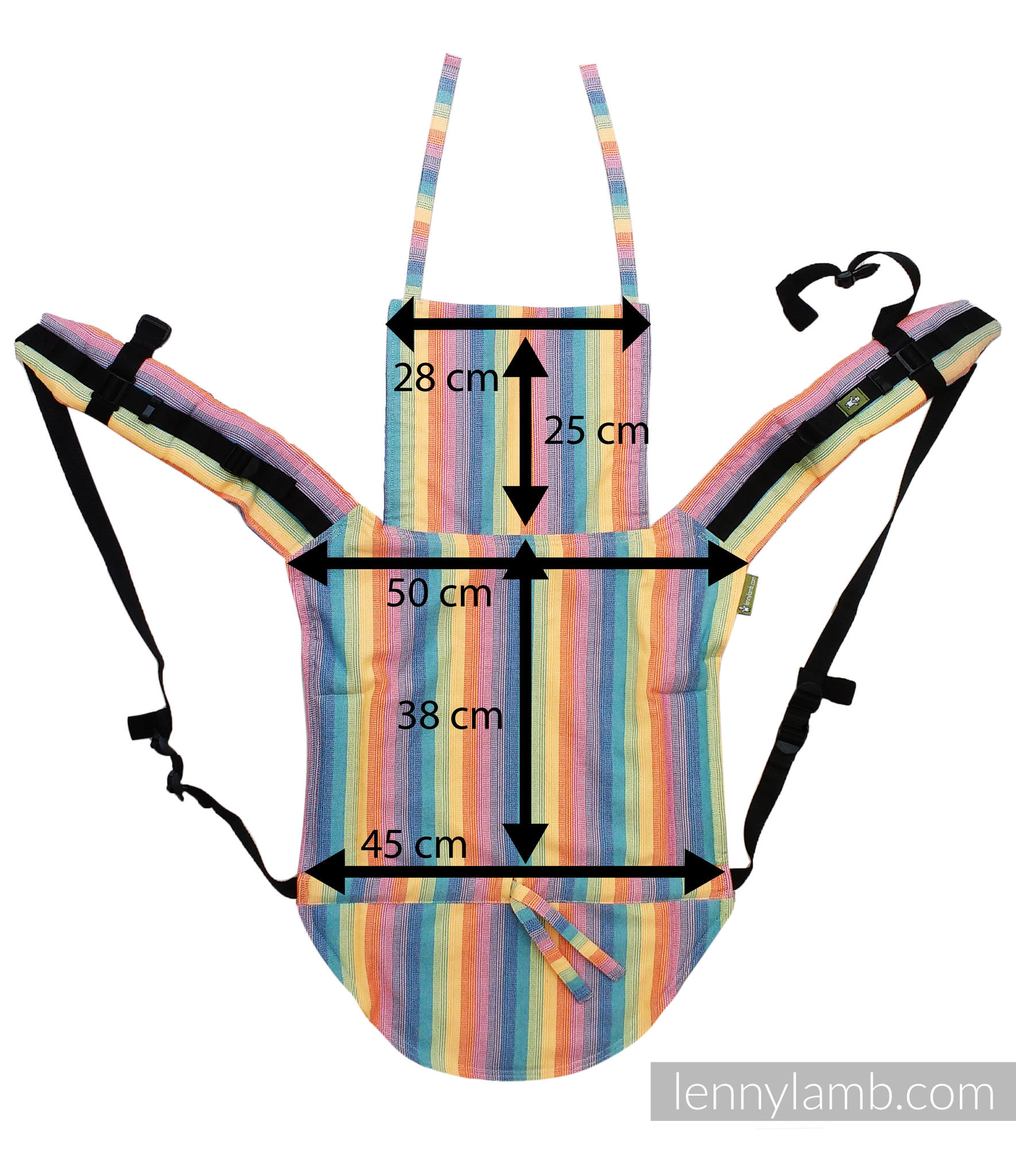 Lenny Lamb Buckle Onbuhimo – Toddler – Rainbow Symphony Dark