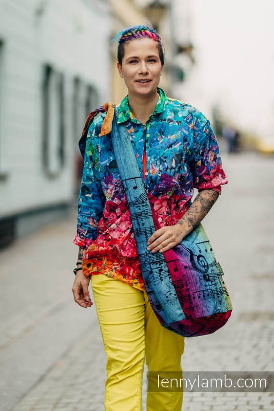 Lenny Lamb Hobo Bag – Symphony Rainbow Dark
