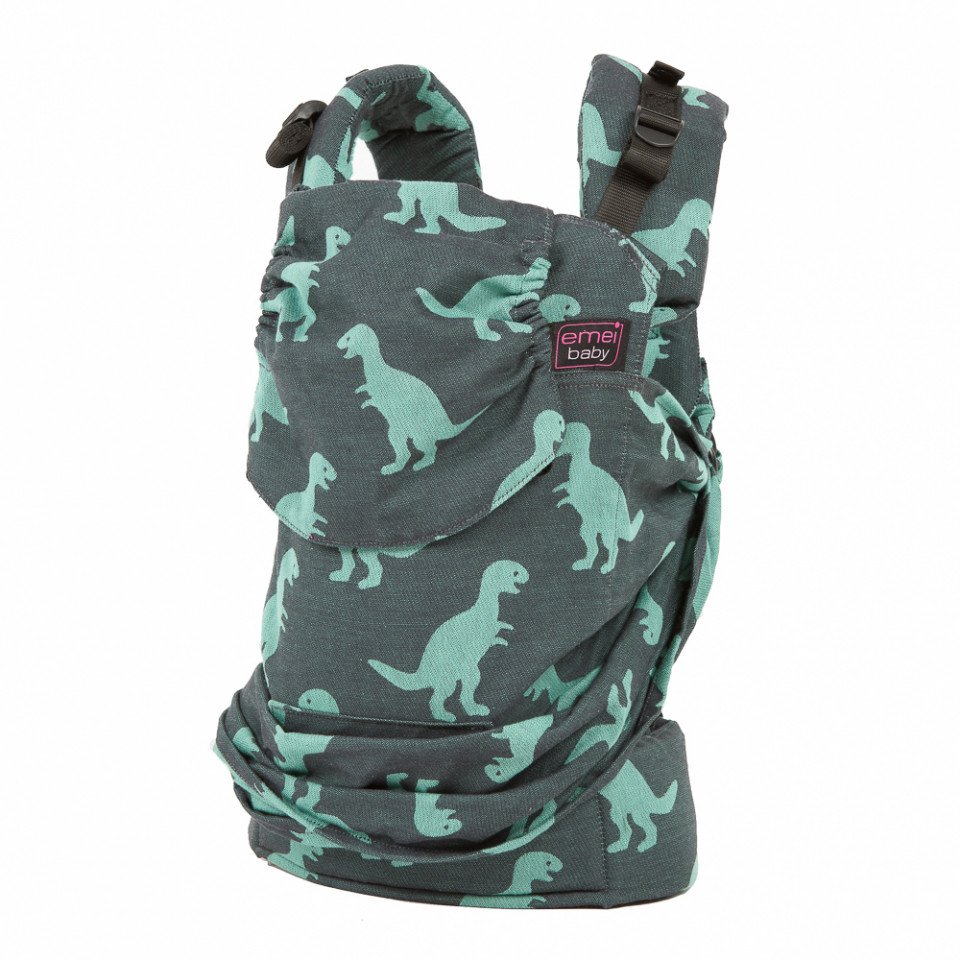 Emeibaby Carrier - Baby size - Dino Blue