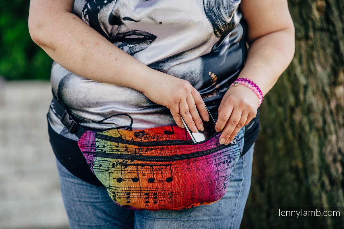 Lenny Lamb Waist Bag – Large – Symphony Rainbow Dark