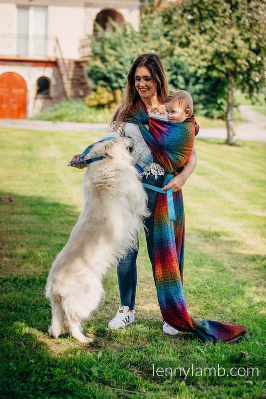 Lenny Lamb Bärsjal - Big Love Rainbow Dark - Storlek 6