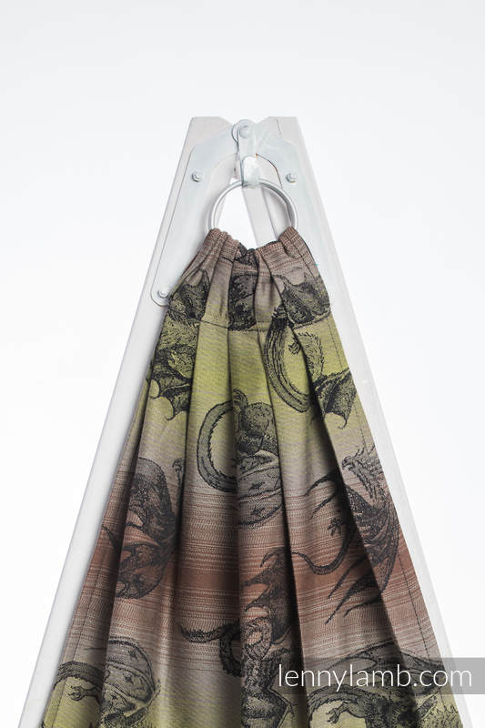 Lenny Lamb Ringsjal - Dragon Green & Brown
