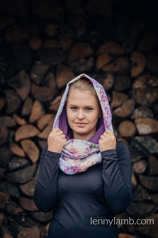 Lenny Lamb Snood Scarf - Colors of Life & Sugilite