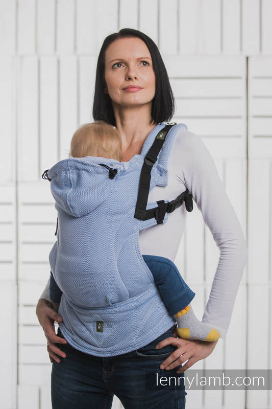 Lenny Lamb – Toddler – Little Herringbone Blue