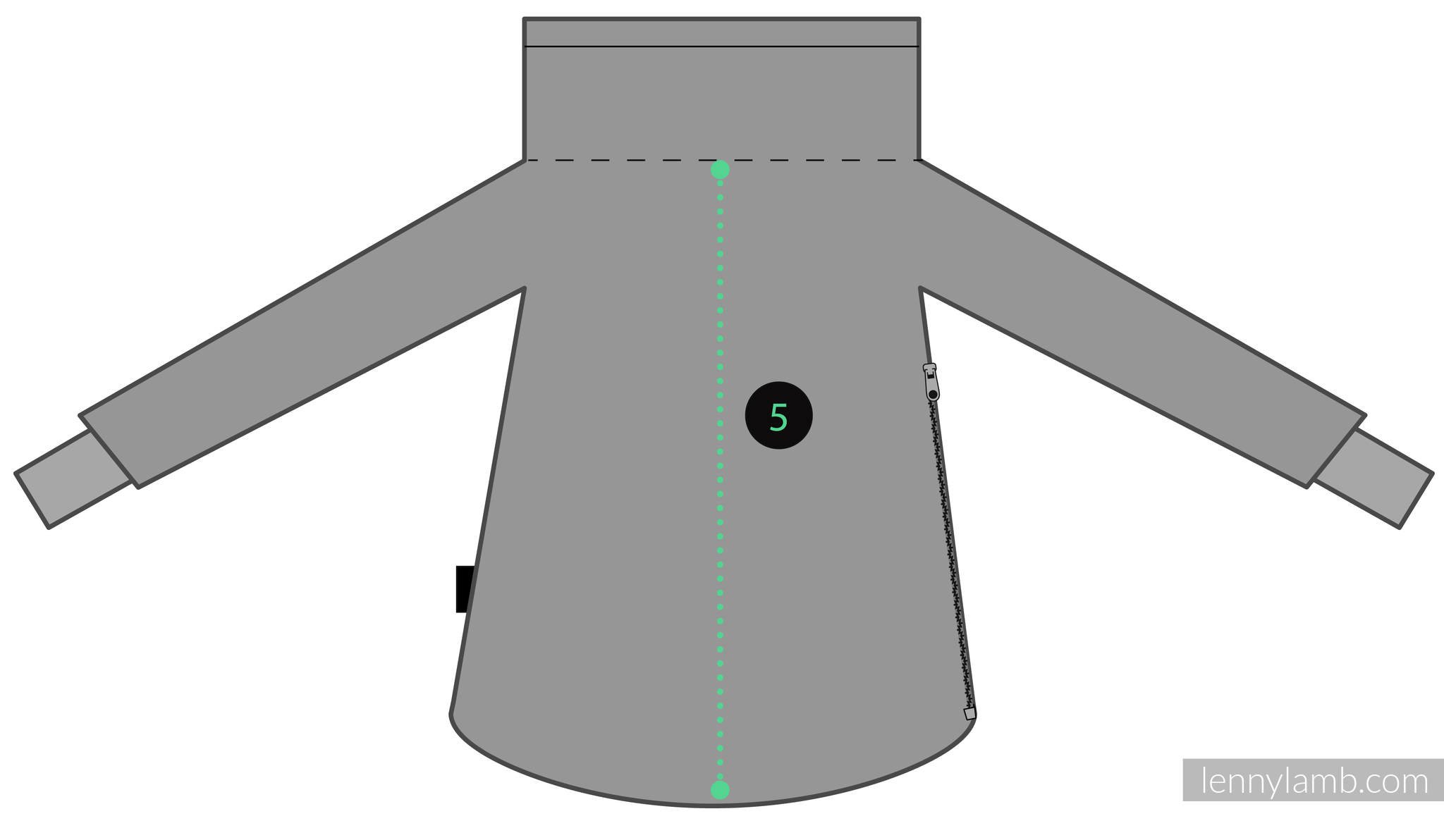 Lenny Lamb Bärtröja 2.0 – Black Little Herringbone Impression Dark