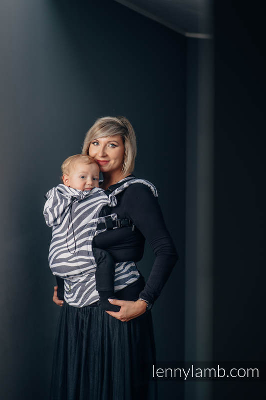 Lenny Lamb – Baby – Zebra Graphite & White