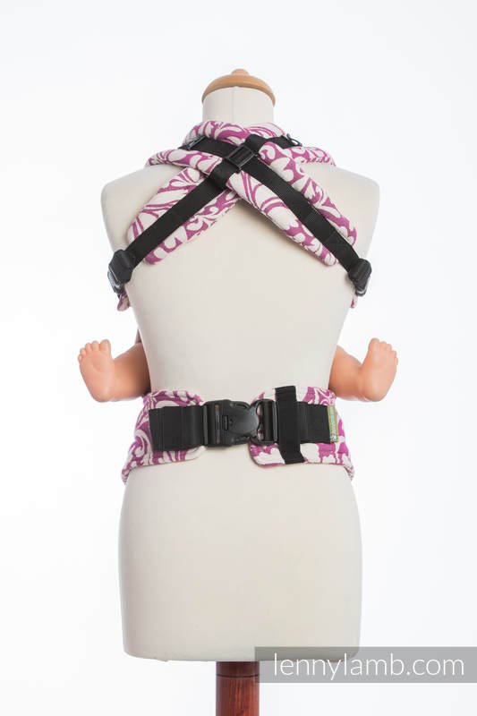 Lenny Lamb – Baby – Twisted Leaves Cream & Purple