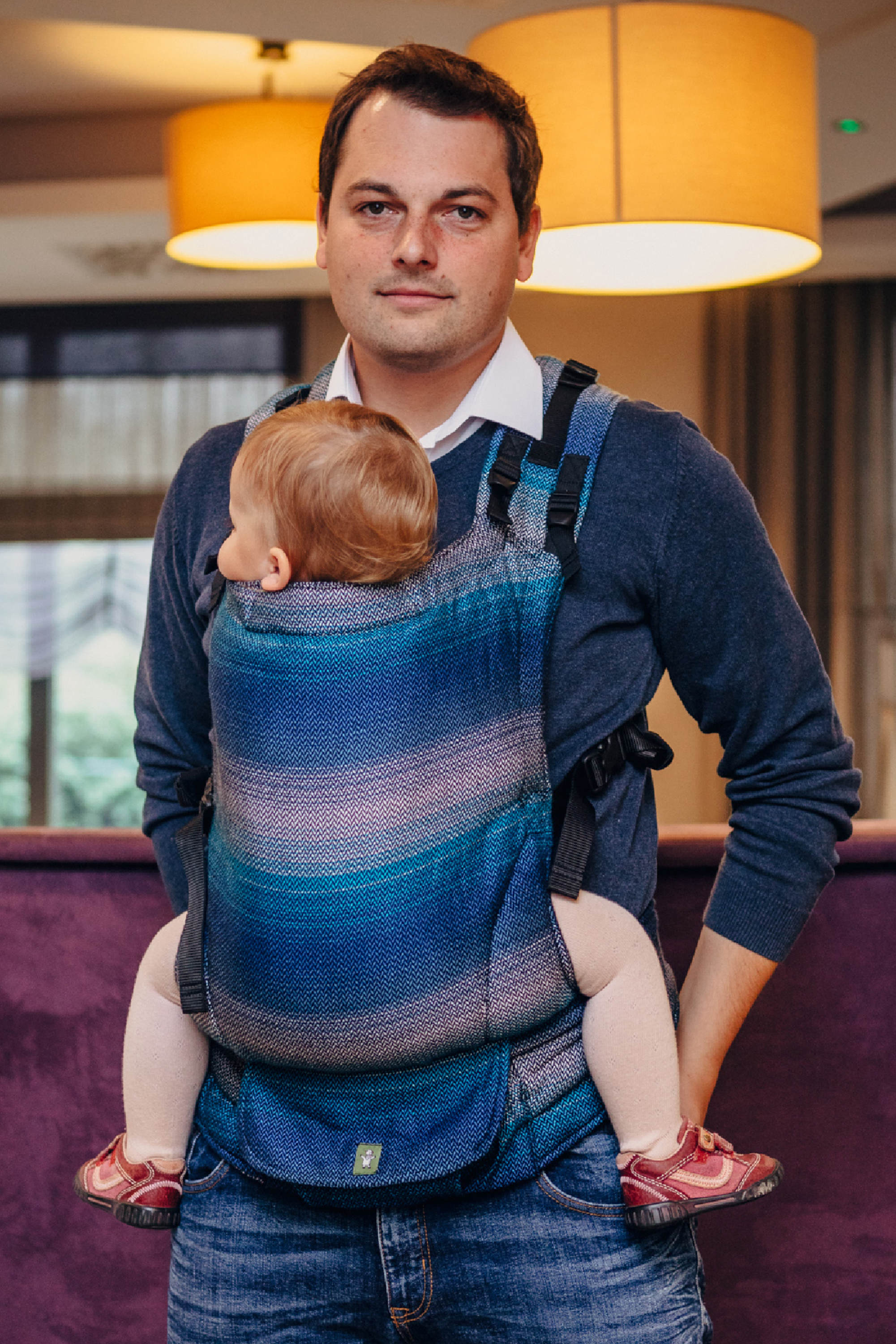 LennyUp Carrier – Little Herringbone Illusion