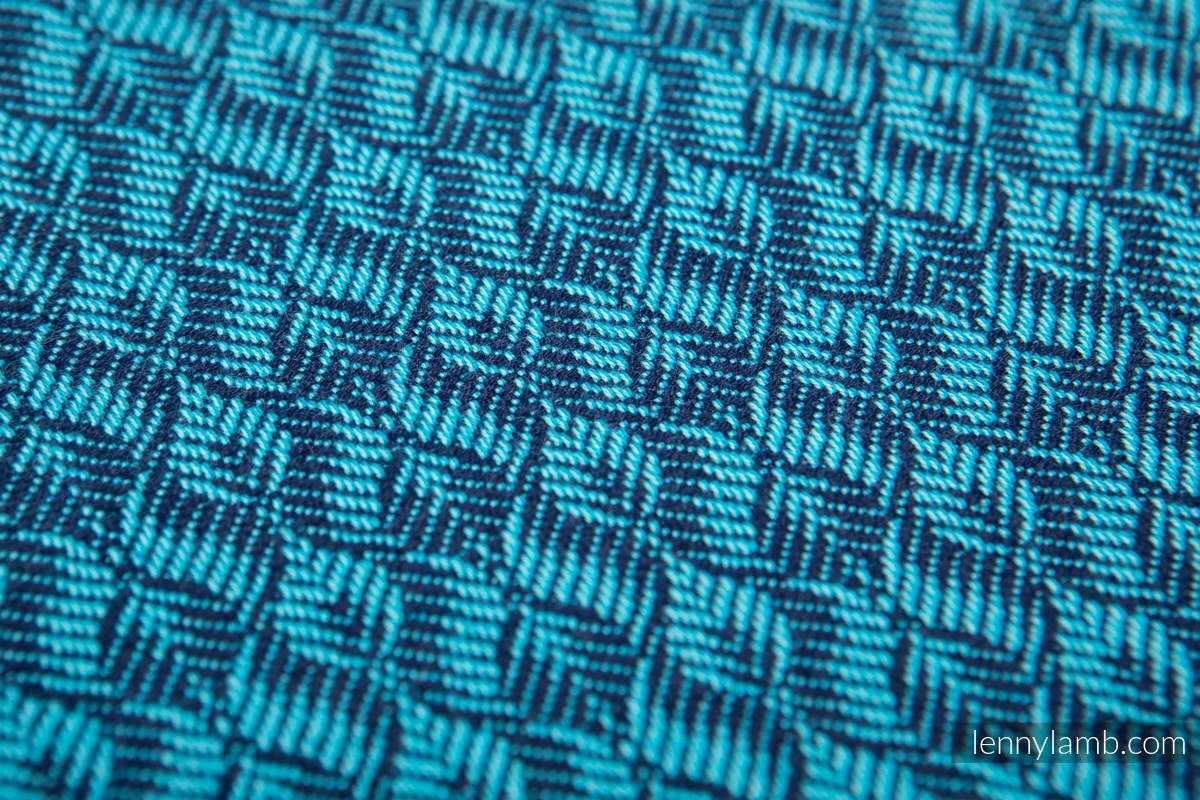 Lenny Lamb Bärsjal - Coulter Navy Blue & Turquoise - Storlek 5