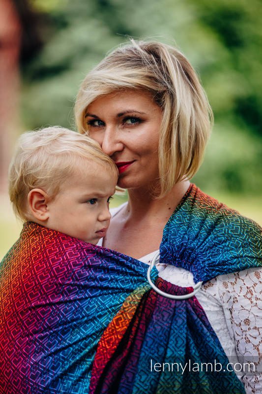 Lenny Lamb Ringsjal - Big Love Rainbow Dark