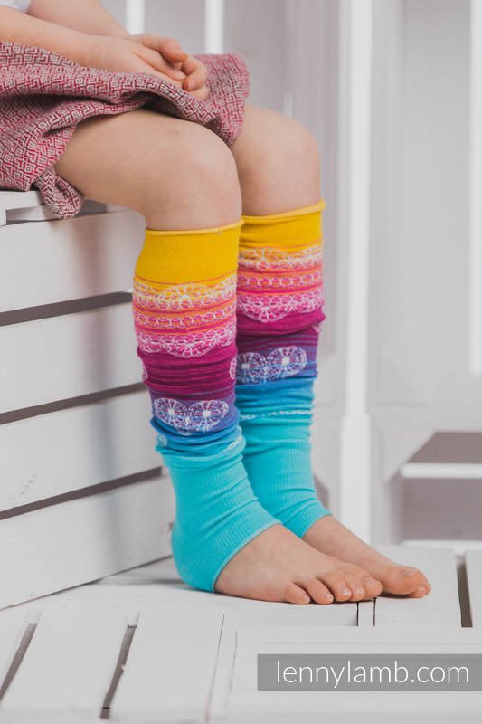 LennyLegs - Benvärmare - Rainbow Lace