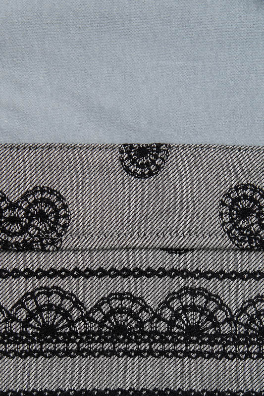 Lenny Lamb Snood Scarf - Glamorous Lace Reverse & Aquamarine