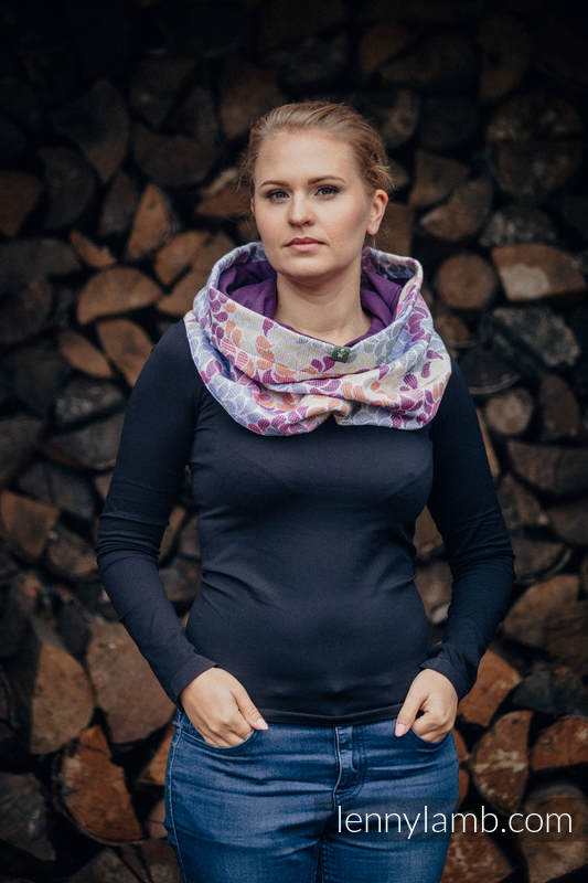 Lenny Lamb Snood Scarf - Colors of Life & Sugilite