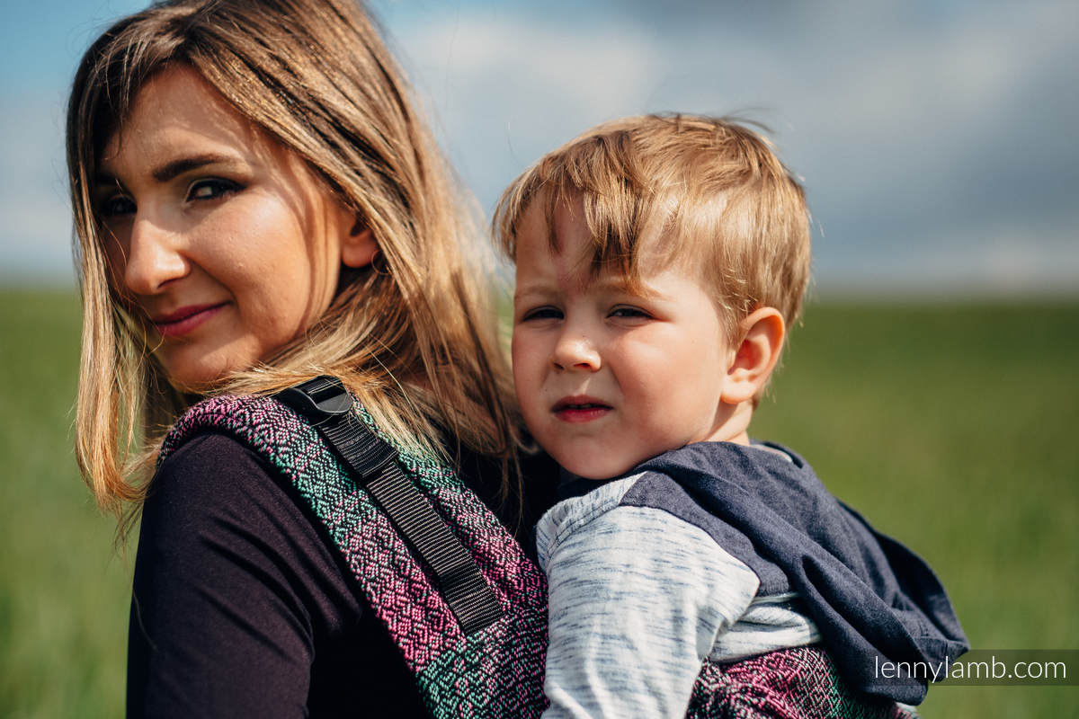 Lenny Lamb Buckle Onbuhimo – Toddler – Little Love Orchid