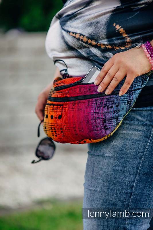 Lenny Lamb Waist Bag – Large – Symphony Rainbow Dark