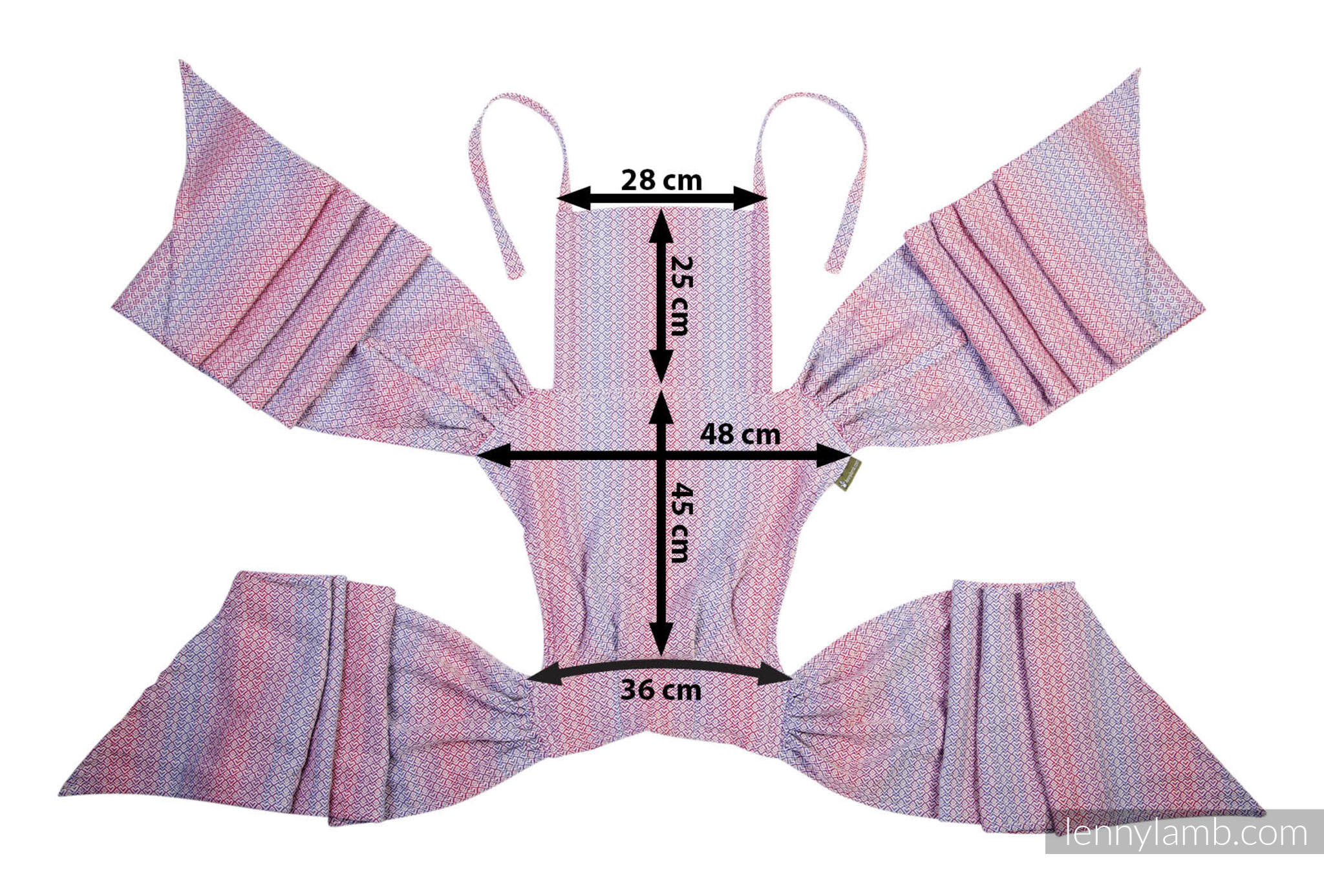 WrapTai Toddler – Blueberry Lace