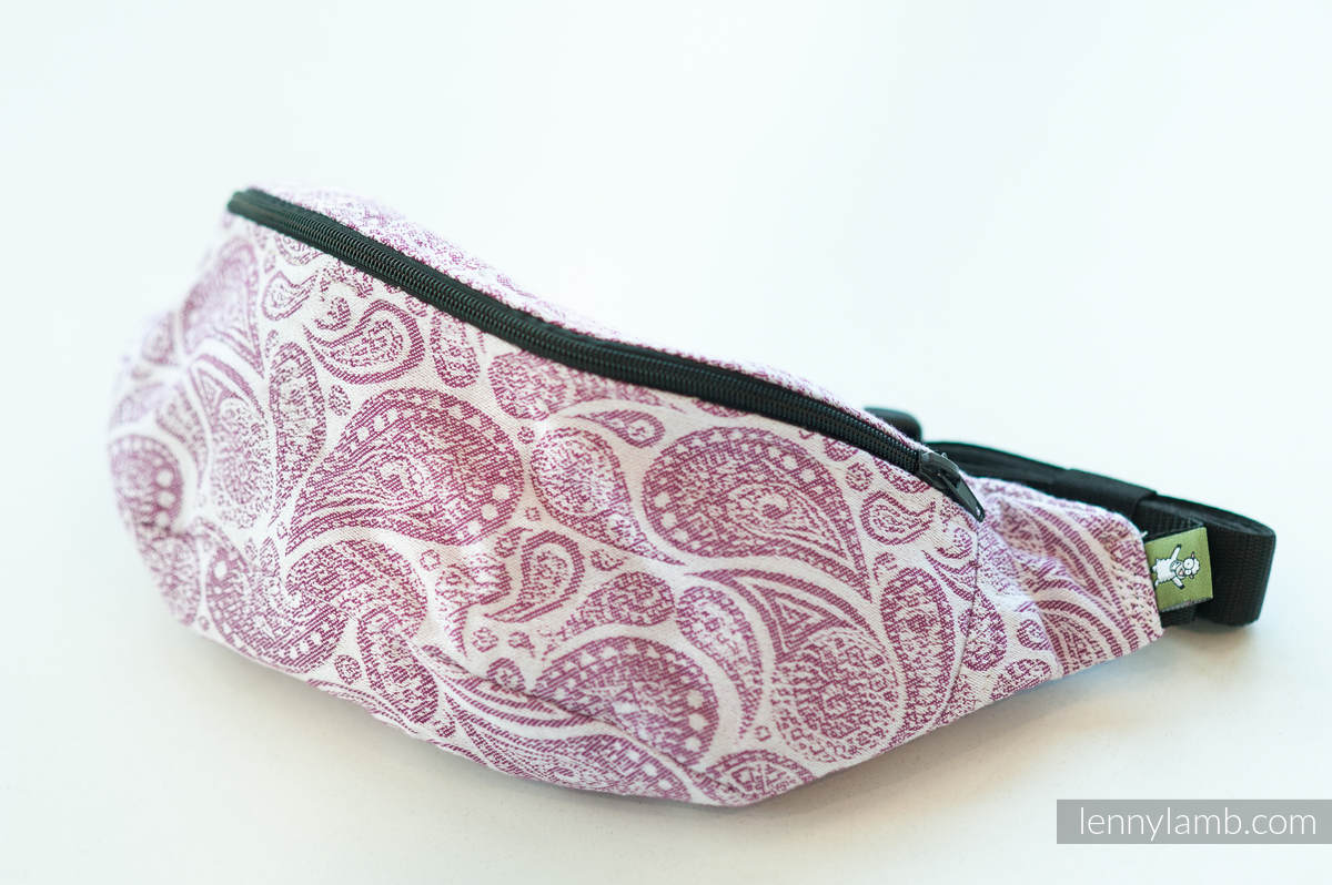 Lenny Lamb Waist Bag – Paisley Purple & Cream