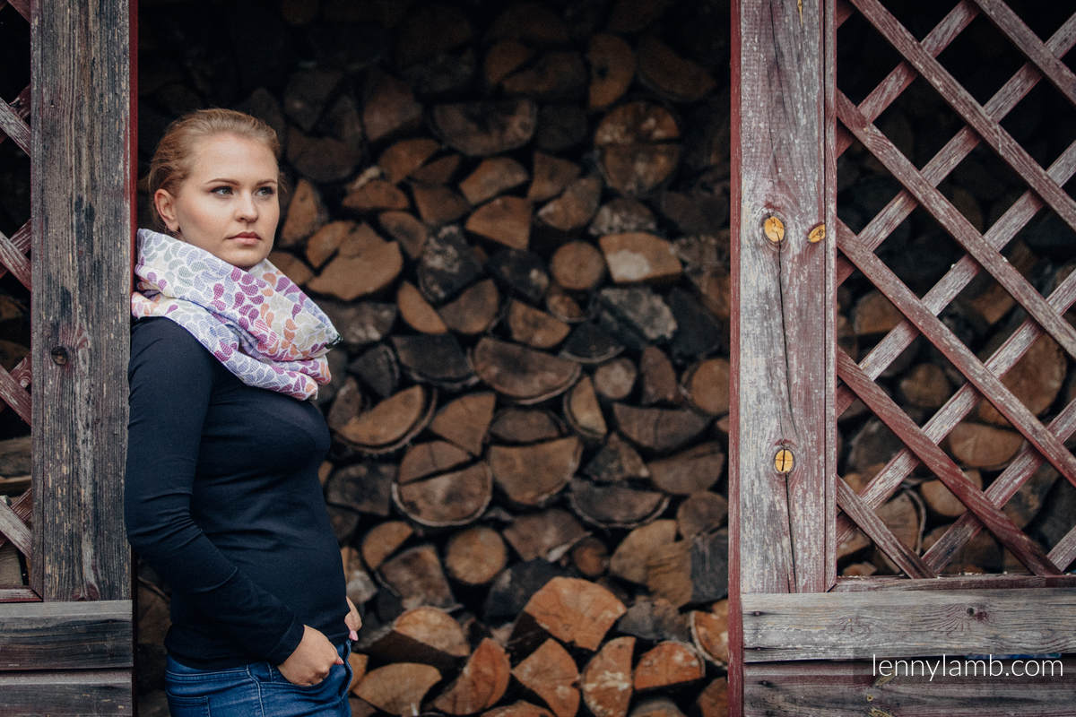 Lenny Lamb Snood Scarf - Colors of Life & Sugilite