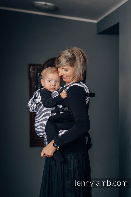 Lenny Lamb – Toddler – Zebra Graphite & White