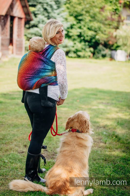 Lenny Lamb Bärsjal - Big Love Rainbow Dark - Storlek 6