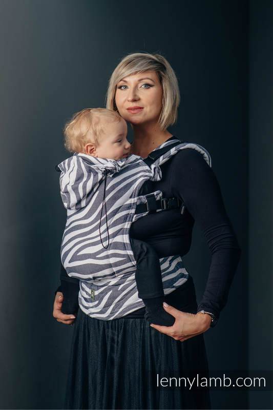 Lenny Lamb – Toddler – Zebra Graphite & White