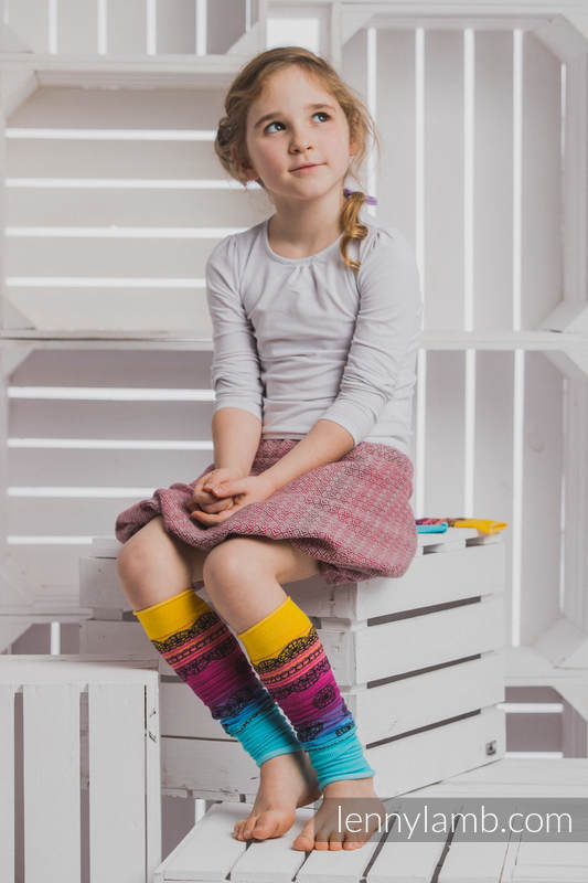 LennyLegs - Benvärmare - Rainbow Lace Dark