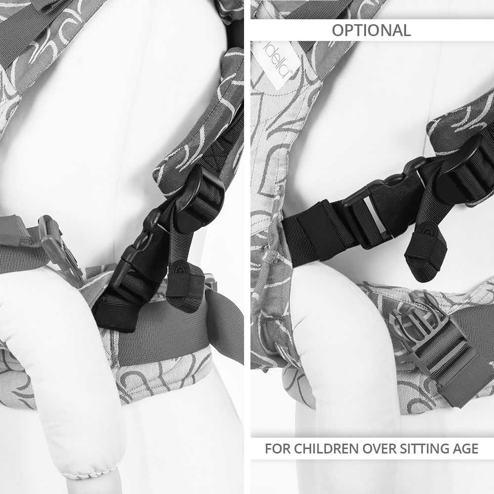 Toddler Size: Fidella Fusion 2.0 - Lines Grey Stone