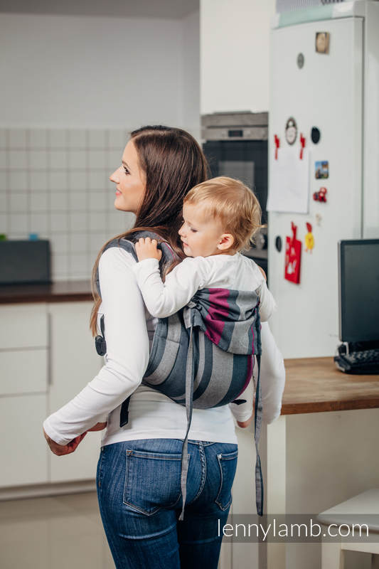 Lenny Lamb Buckle Onbuhimo – Smoky Fuchsia