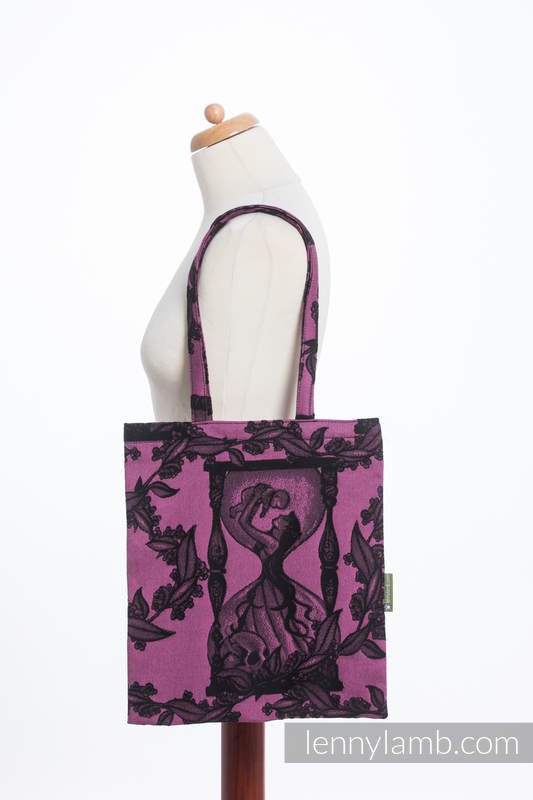 Lenny Lamb Shoppingväska – Time Black & Pink (with skull)