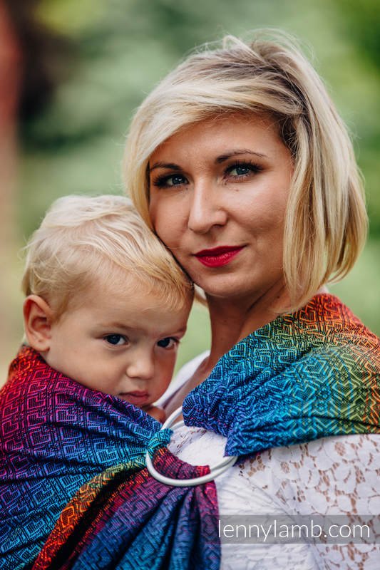 Lenny Lamb Ringsjal - Big Love Rainbow Dark