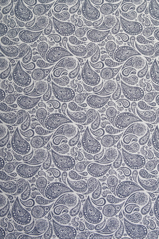 Lenny Lamb Buckle Onbuhimo – Paisley Navy Blue & Cream