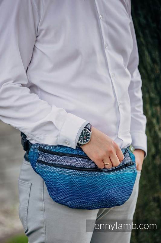 Lenny Lamb Waist Bag – Large – Little Herringbone Illusion