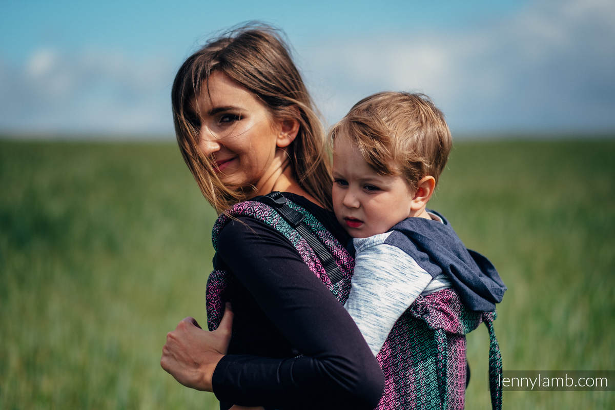 Lenny Lamb Buckle Onbuhimo – Toddler – Little Love Orchid