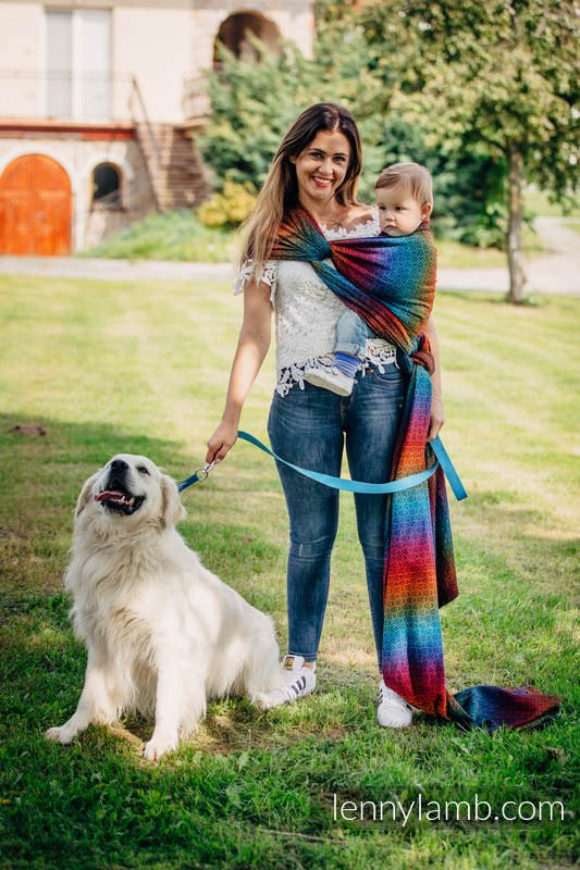 Lenny Lamb Bärsjal - Big Love Rainbow Dark - Storlek 6