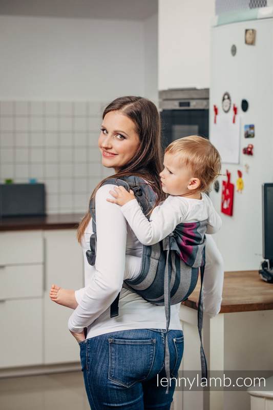 Lenny Lamb Buckle Onbuhimo – Smoky Fuchsia