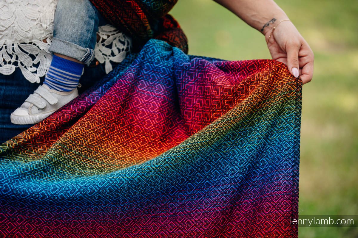 Lenny Lamb Bärsjal - Big Love Rainbow Dark - Storlek 6