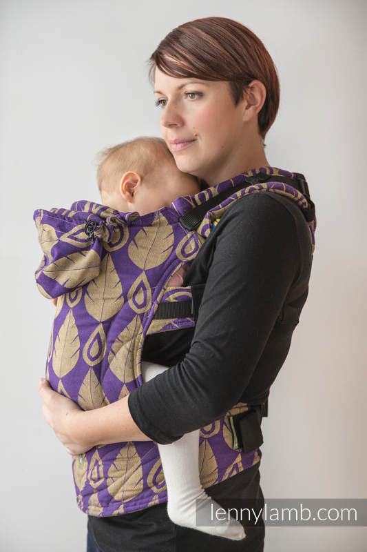 Lenny Lamb – Toddler – Northern Leaves Purple & Yellow