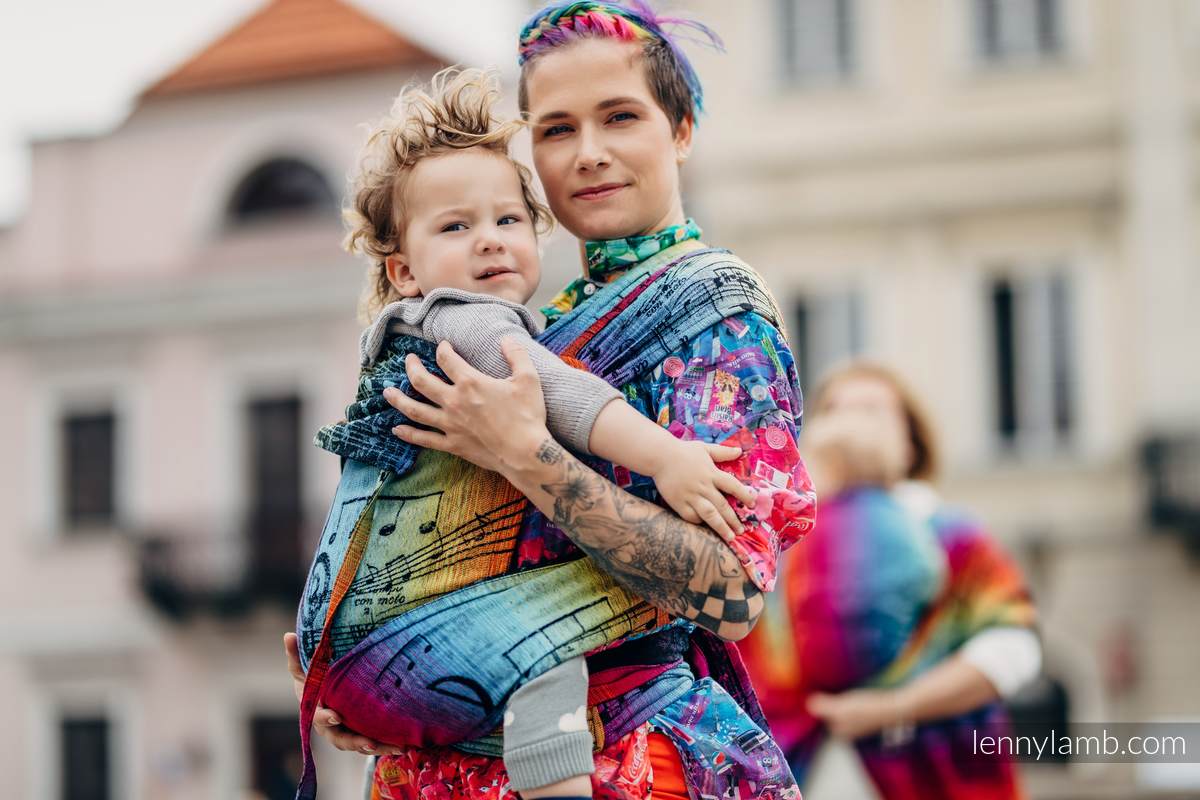 WrapTai Toddler – Symphony Rainbow Dark