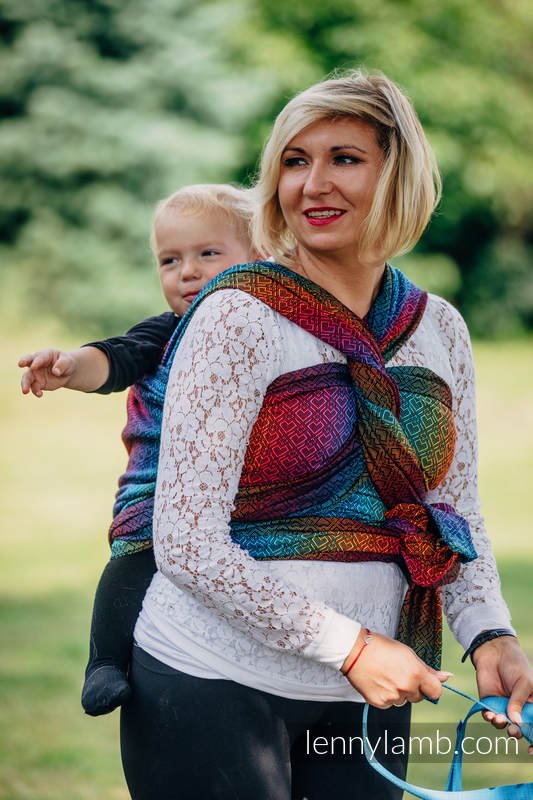 Lenny Lamb Bärsjal - Big Love Rainbow Dark - Storlek 6