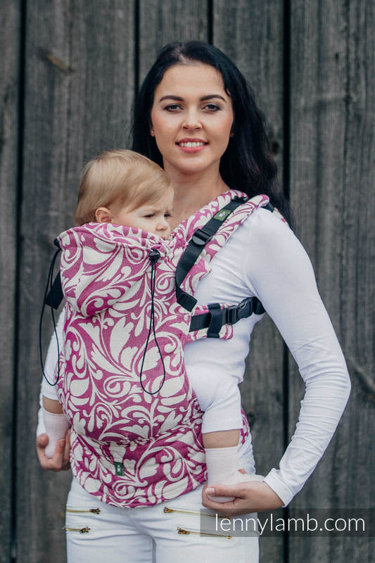 Lenny Lamb – Baby – Twisted Leaves Cream & Purple