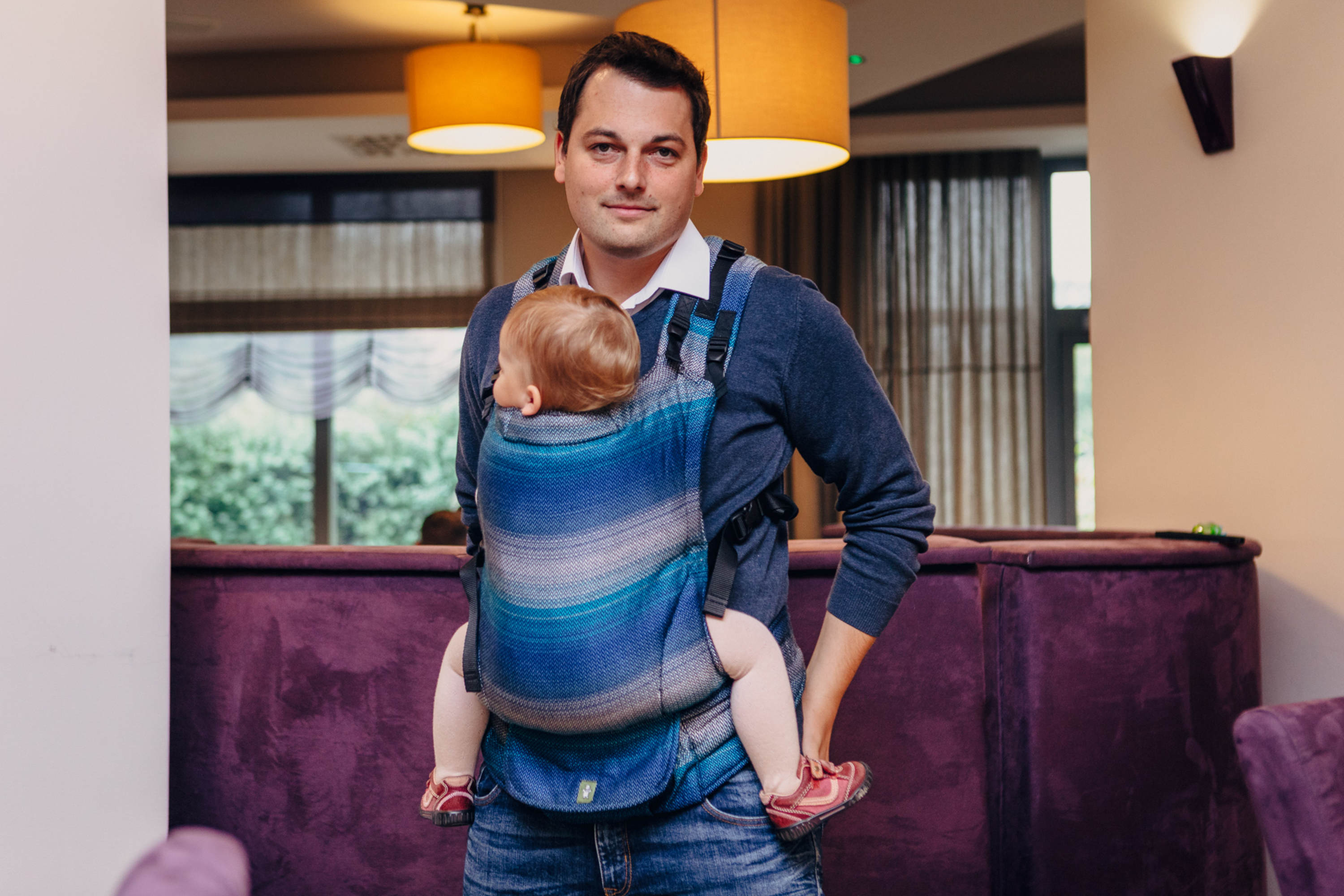 LennyUp Carrier – Little Herringbone Illusion