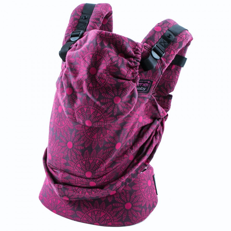 Emeibaby Carrier - Baby size - Full Flora Barberry