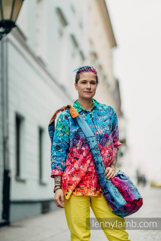 Lenny Lamb Hobo Bag – Symphony Rainbow Dark