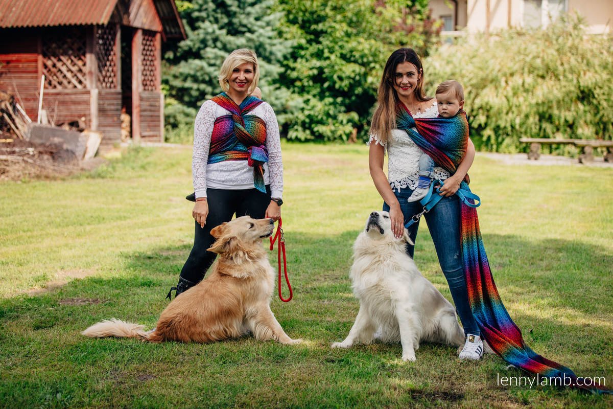 Lenny Lamb Bärsjal - Big Love Rainbow Dark - Storlek 6