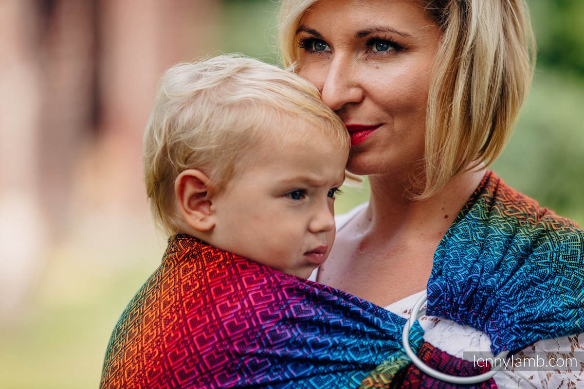 Lenny Lamb Ringsjal - Big Love Rainbow Dark