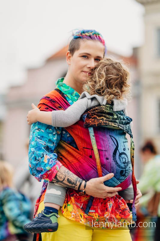 WrapTai Toddler – Symphony Rainbow Dark