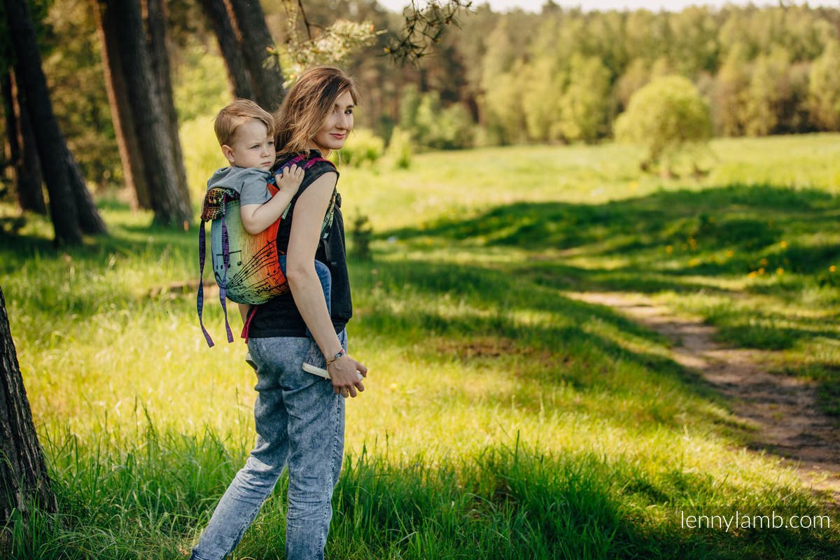 Lenny Lamb Buckle Onbuhimo – Toddler – Rainbow Symphony Dark